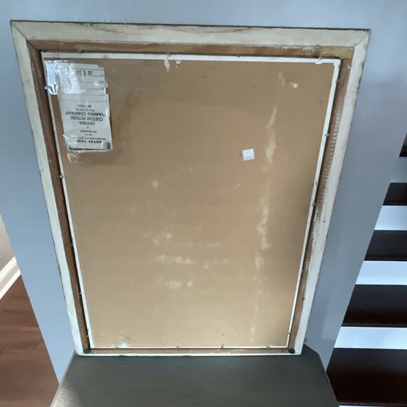 Vtg Original Oil / Acrylic On Board Painting Semi Nude Woman - Picture 12 of 13